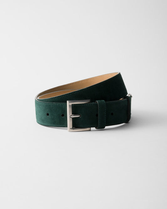Suede belt