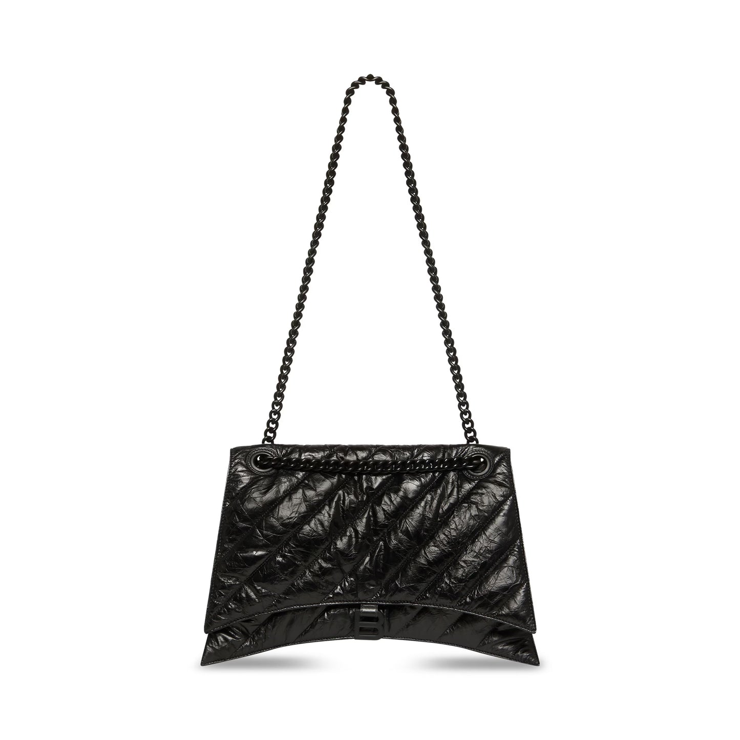 Balenciaga Crush Large Chain Bag Quilted in Black