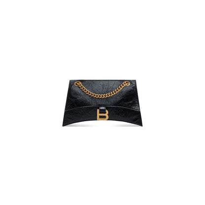 Balenciaga Crush Small Chain Bag in Black