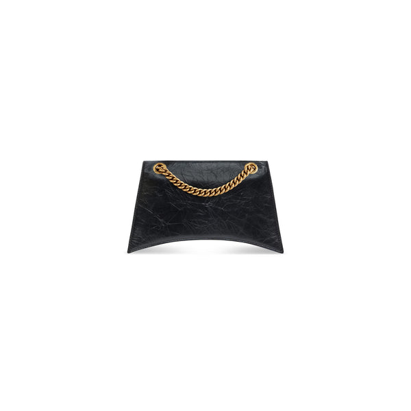 Crush Small Chain Bag in Black