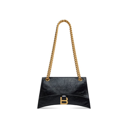 Balenciaga Crush Small Chain Bag in Black