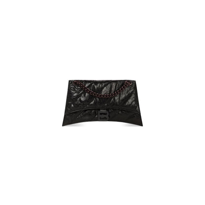 Balenciaga Crush Small Chain Bag Quilted in Black
