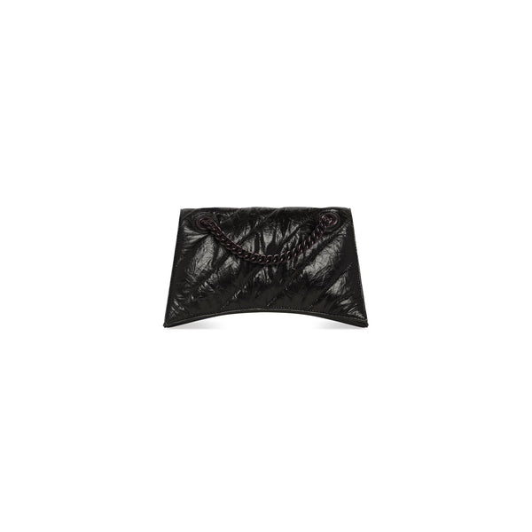 Crush Small Chain Bag Quilted in Black