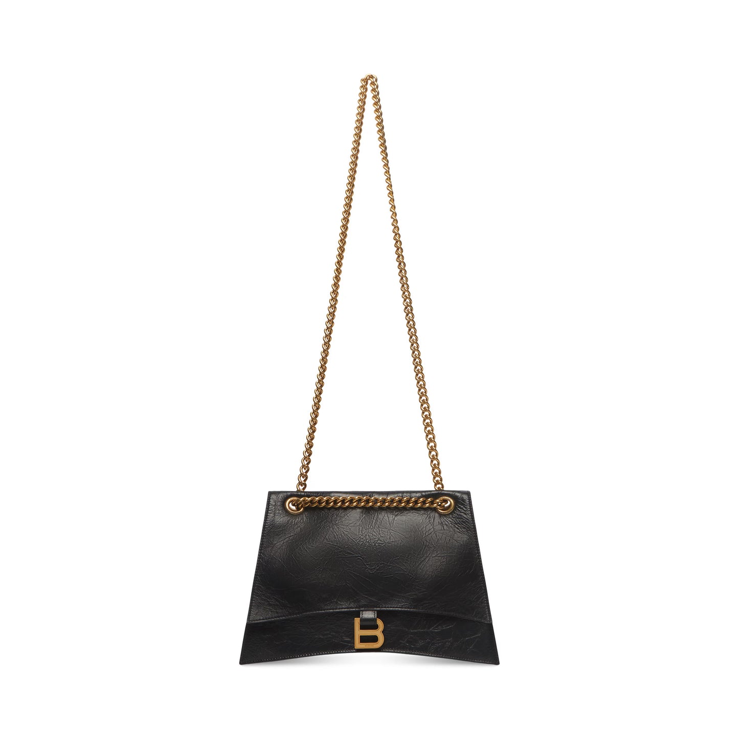 Balenciaga Crush Medium Chain Bag in Black
