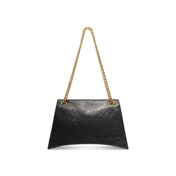 Crush Medium Chain Bag in Black
