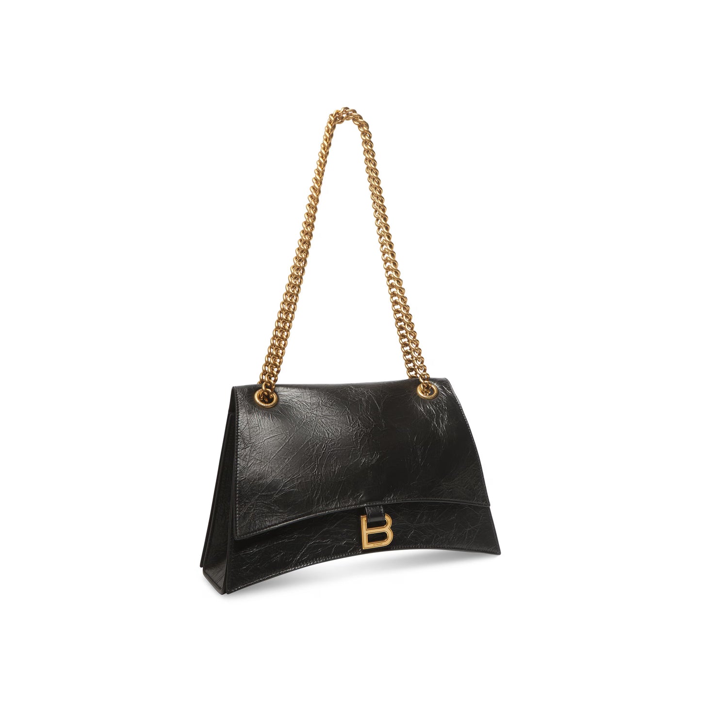 Balenciaga Crush Medium Chain Bag in Black