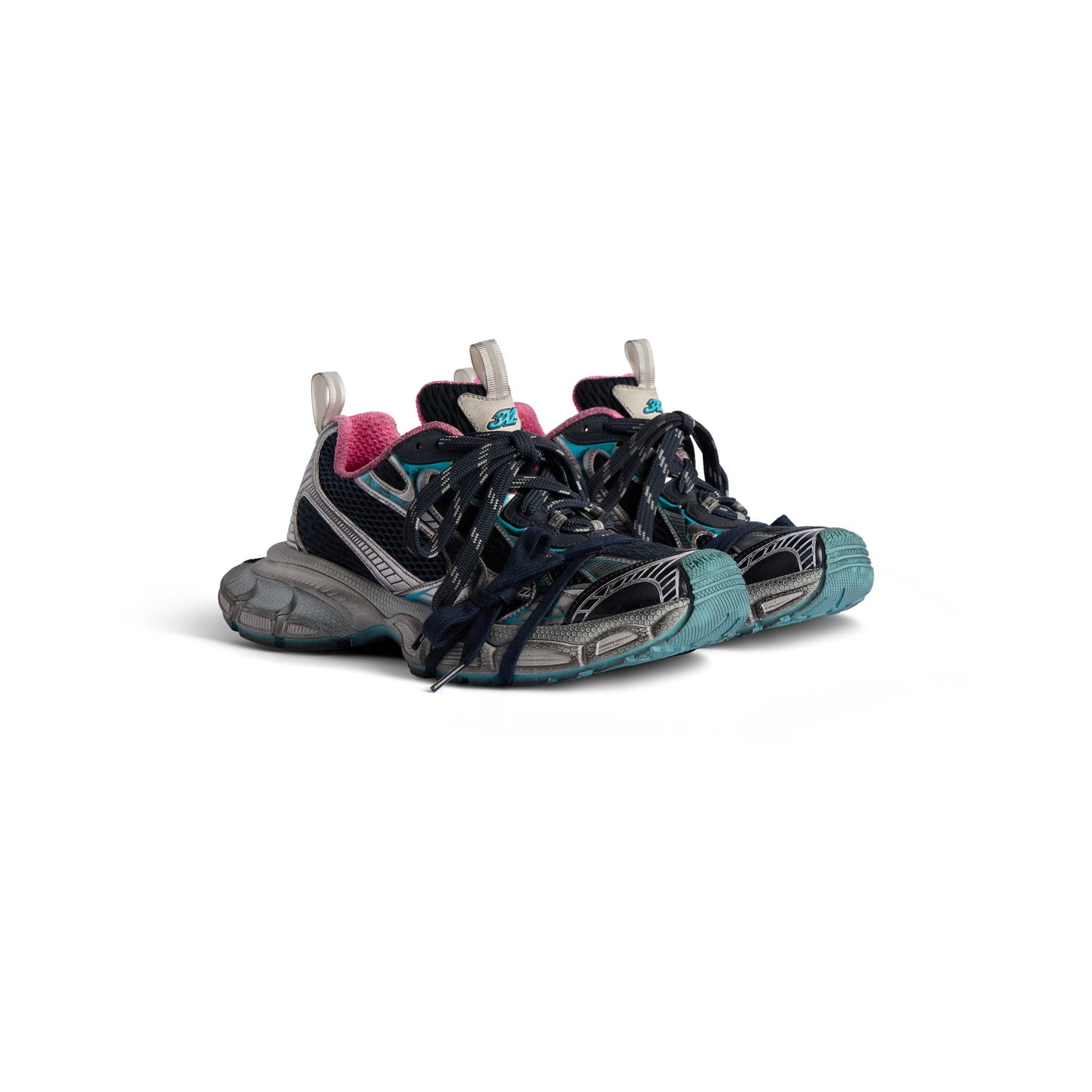 Women's Balenciaga 3XL Sneaker in Grey/Blue/Pink