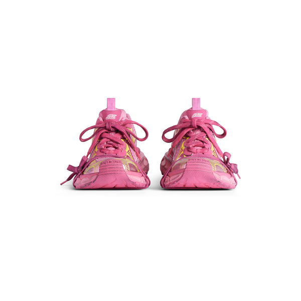 Women's 3XL Sneaker in Pink/Yellow
