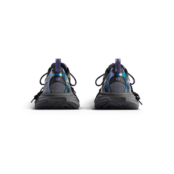 Men's Sneaker in Dark Green/Black/Blue/Green