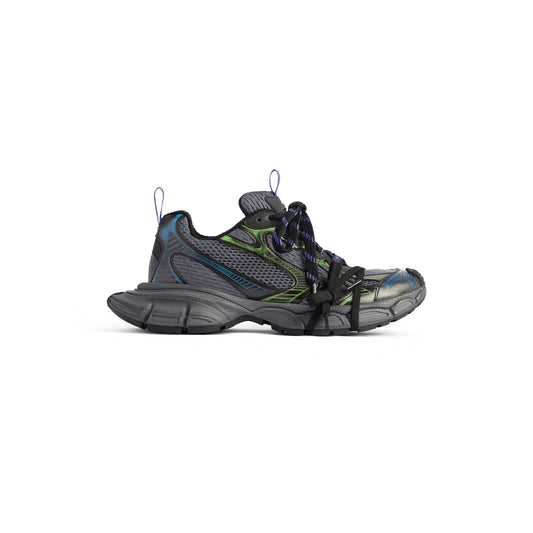 Women's Balenciaga Sneaker in Dark Green/Black/Blue/Green