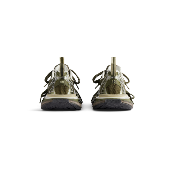 Women's 3XL Sneaker in Dark Green/Light Beige