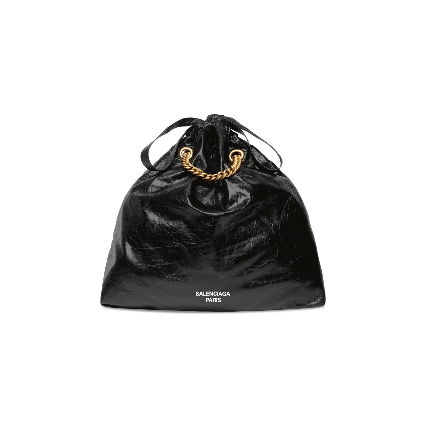 Balenciaga Crush Medium Tote Bag in Black