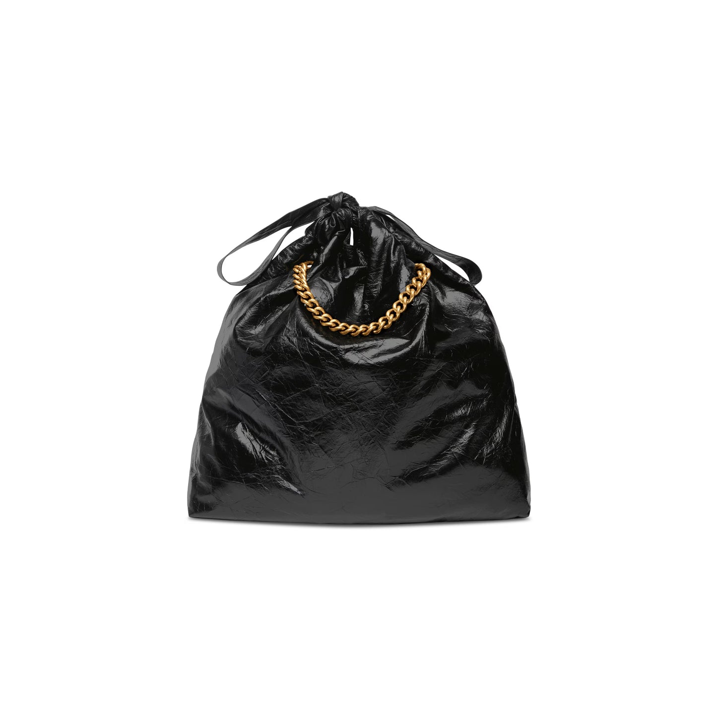 Balenciaga Crush Medium Tote Bag in Black