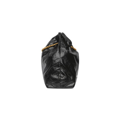 Balenciaga Crush Medium Tote Bag in Black