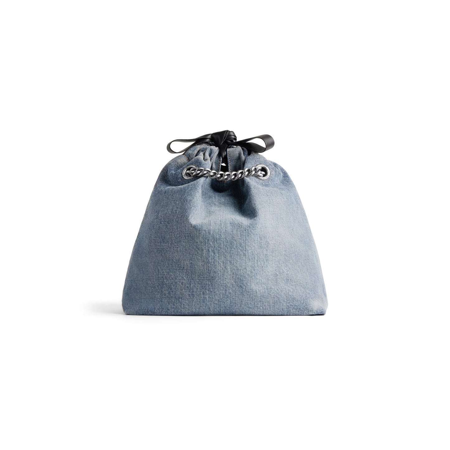 Balenciaga Crush Small Tote Bag Denim in Blue