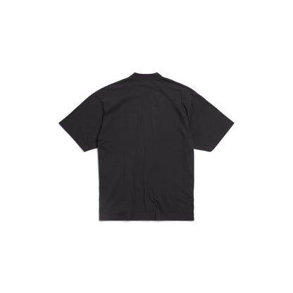 Balenciaga Political Stencil T-shirt Medium Fit in Black/white