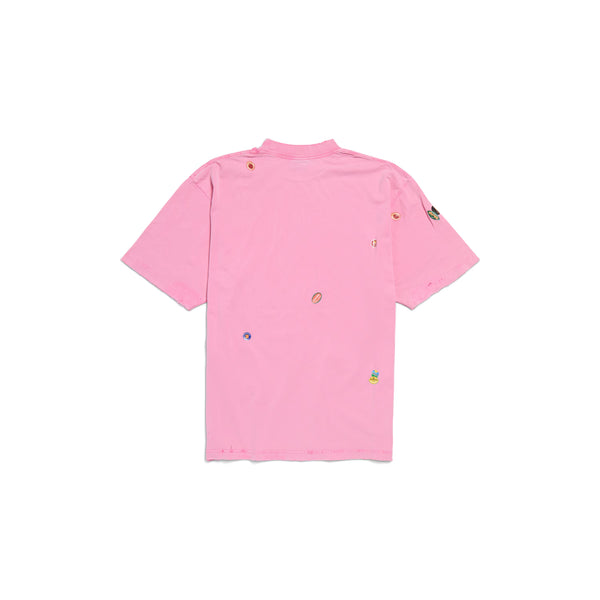 Fruity T-shirt Medium Fit in Faded Pink