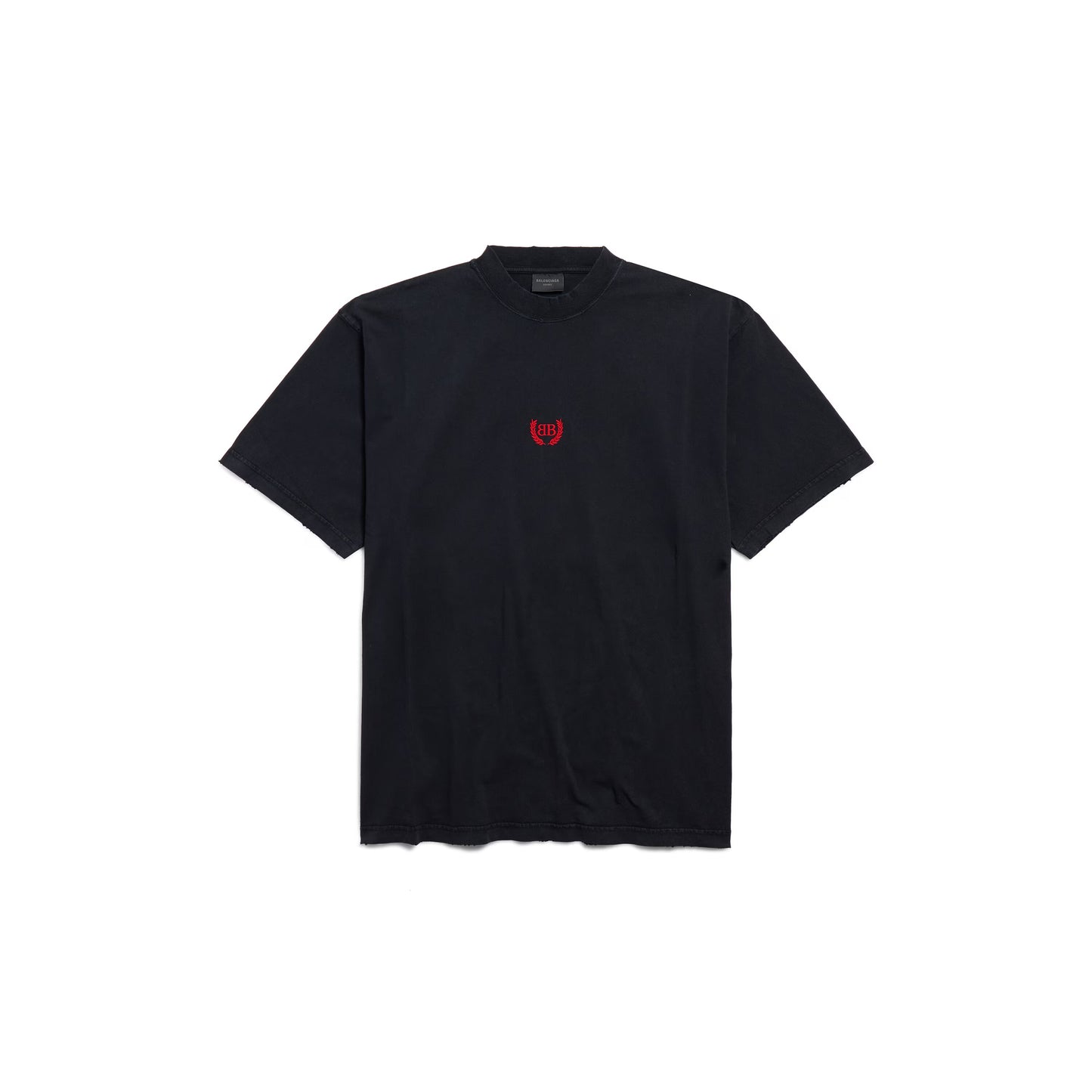 Balenciaga Laurel Classic T-shirt Medium Fit in Faded Black