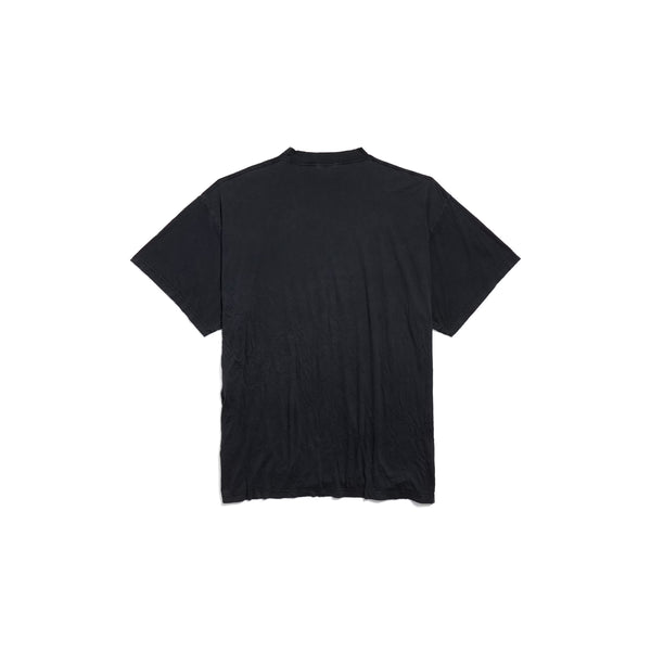 Pigalle T-shirt Oversized in Black Faded