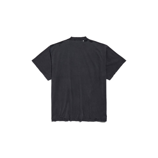 Balenciaga 3B Liquefied T-shirt Oversized in Black/grey