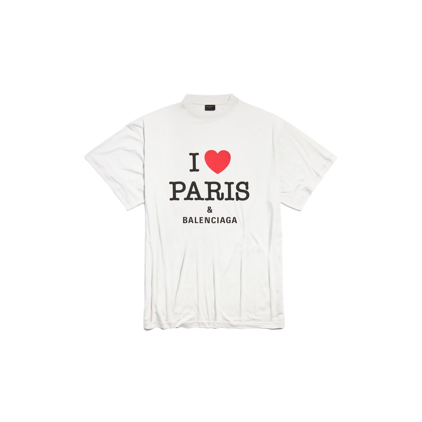 Balenciaga T-shirt Oversized in White