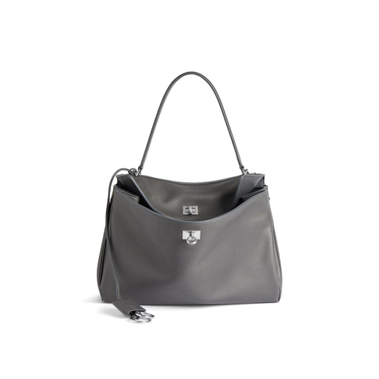 Balenciaga Rodeo Handbag Medium in Grey