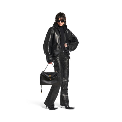 Balenciaga Rodeo Medium Handbag in Black
