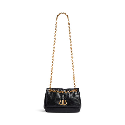 Balenciaga Monaco Mini Bag in Black