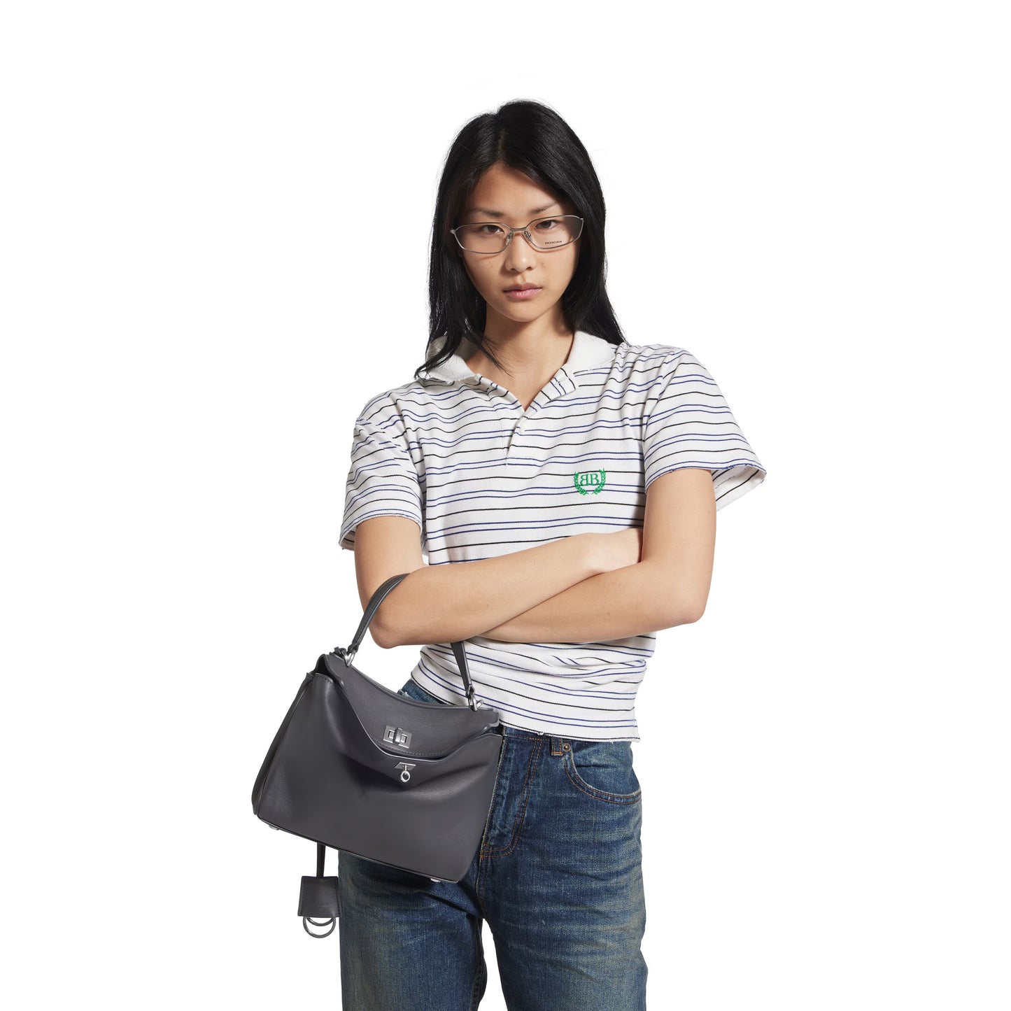 Balenciaga Rodeo Mini Handbag in Grey