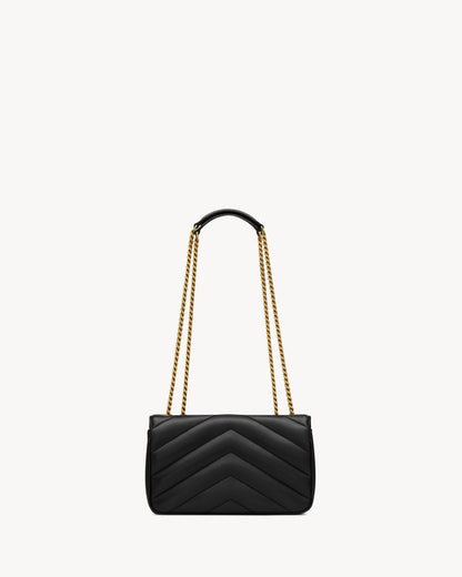 Saint Laurent Loulou Small in Matelassé Lambskin