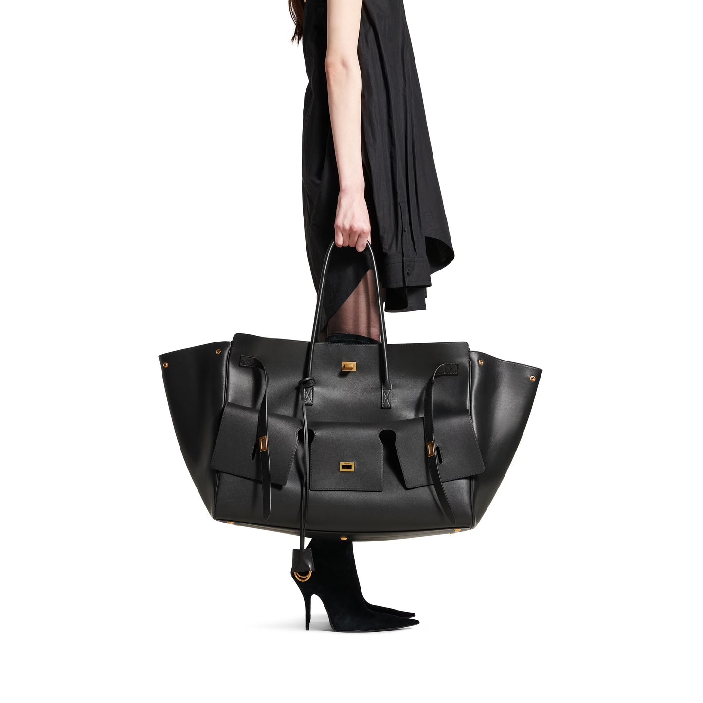 Balenciaga Bel Air XL Carry All Bag in Black