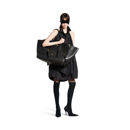Balenciaga Bel Air XL Carry All Bag in Black