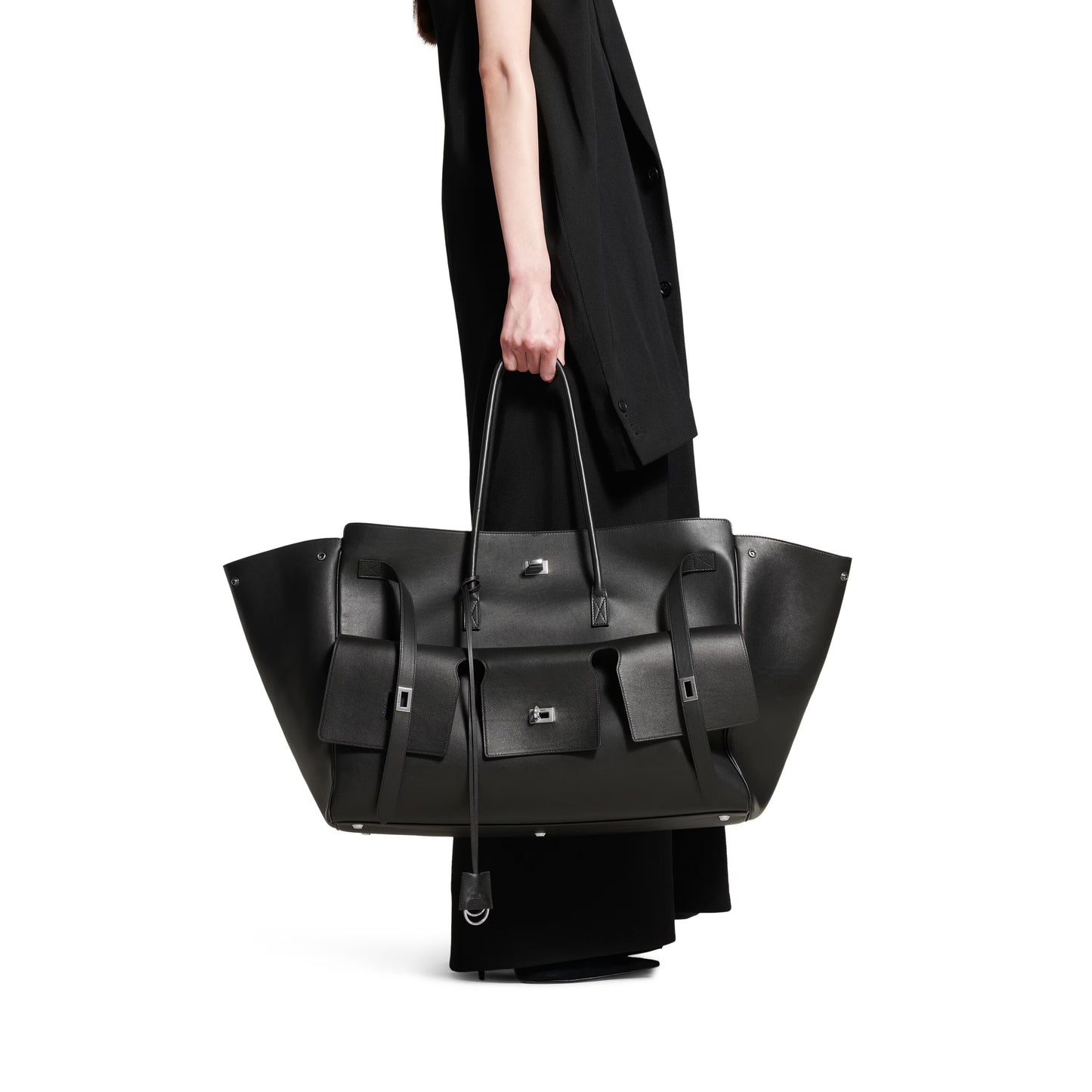 Balenciaga Bel Air XL Carry All Bag in Black
