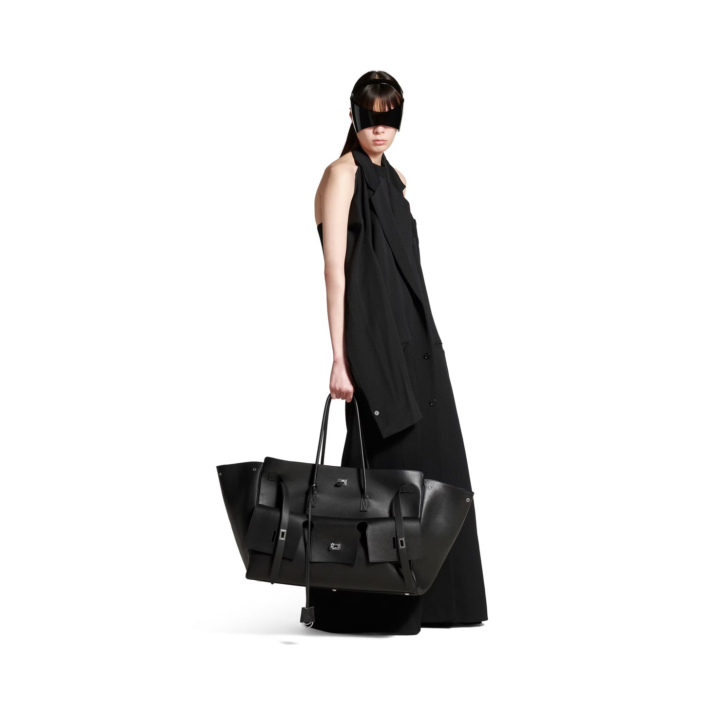 Balenciaga Bel Air XL Carry All Bag in Black