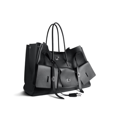 Balenciaga Bel Air XL Carry All Bag in Black