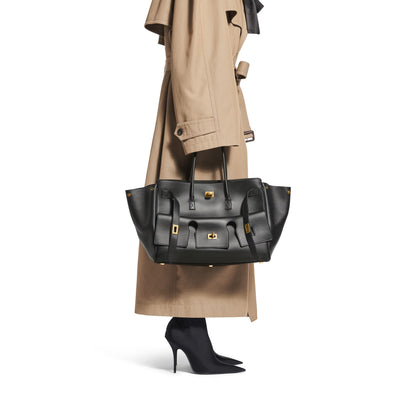 Balenciaga Bel Air Medium Carry All Bag in Black