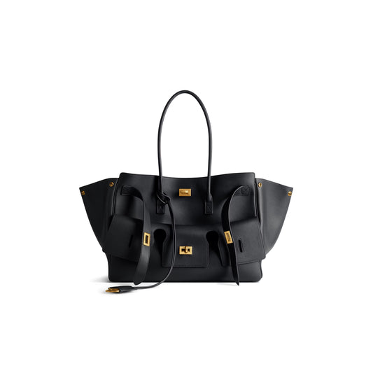 Balenciaga Bel Air Medium Carry All Bag in Black