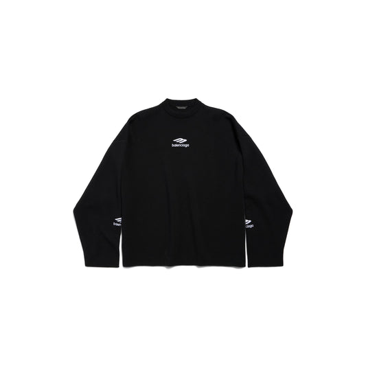 Balenciaga Ski Crewneck in Black
