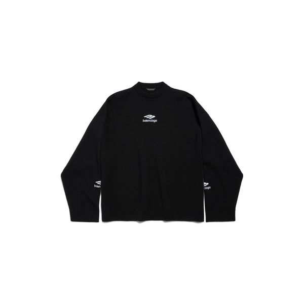 Ski Crewneck in Black