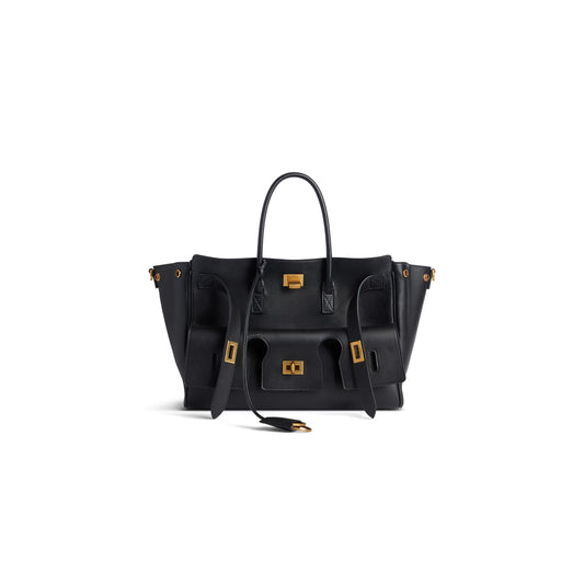 Balenciaga Bel Air Small Carry All Bag in Black