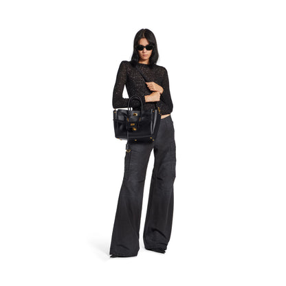 Balenciaga Bel Air Small Carry All Bag in Black