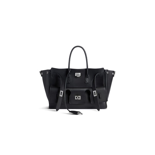 Balenciaga Bel Air Small Carry All Bag in Black
