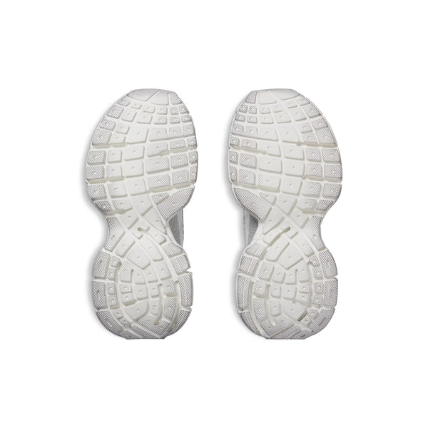 Men's 3XL Knit Sneaker in White/Black