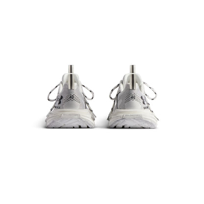 Women's Balenciaga 3XL Knit Sneaker in White/Black