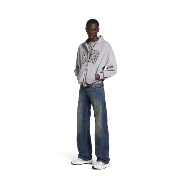 Men's Monday Shoe in White/black/grey